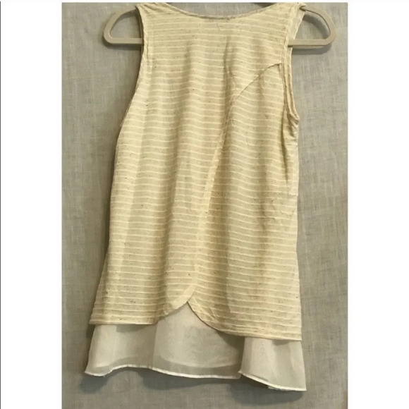 Moa Moa LOVE Sleeveless Tank Top Blouse Layered Medium Stripes Boho Bohemian - Picture 3 of 8